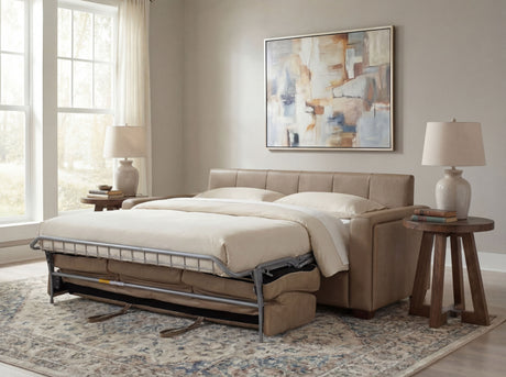 Griffin Queen Sleeper Sofa - Light Brown by Hooker Furniture - View 3