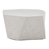 Parra Outdoor Coffee Table Limestone - White by Uttermost - View 5