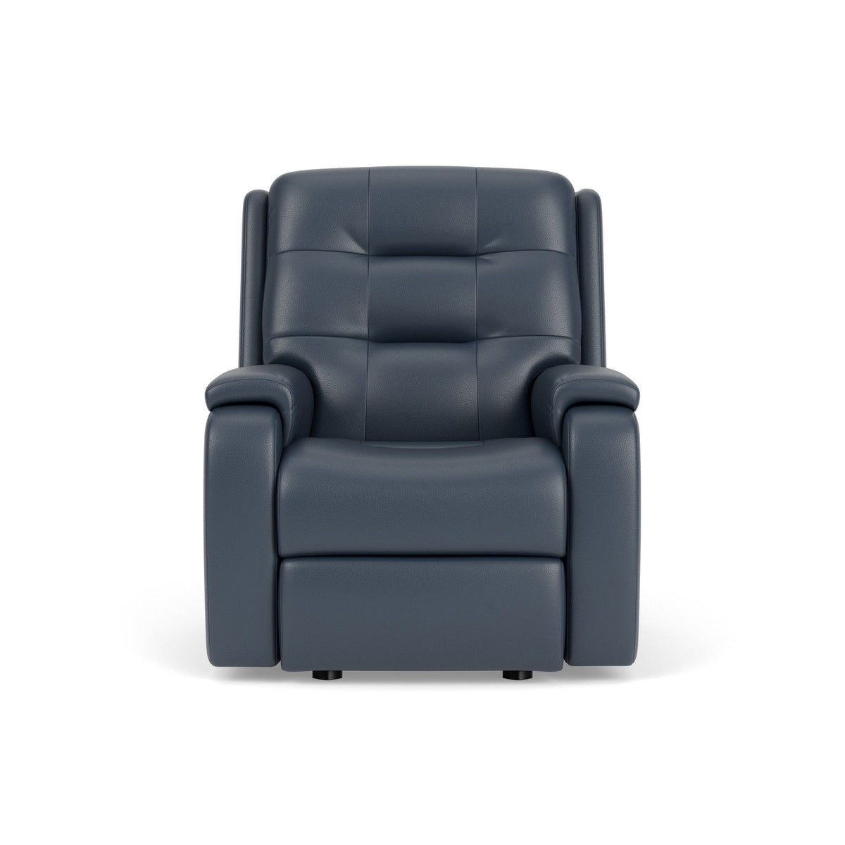 Arlo Transitional Leather Power Rocking Recliner, Power Headrest & Lumbar | Flexsteel