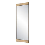 Russo Oversized Modern Mirror - Light Brown by Uttermost - View 4