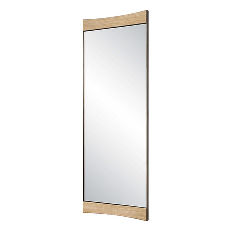 Russo Oversized Modern Mirror - Light Brown by Uttermost - View 4