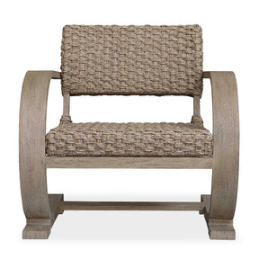 Rehema Outdoor Wicker Lounge Chair - Gray by Uttermost - View 1
