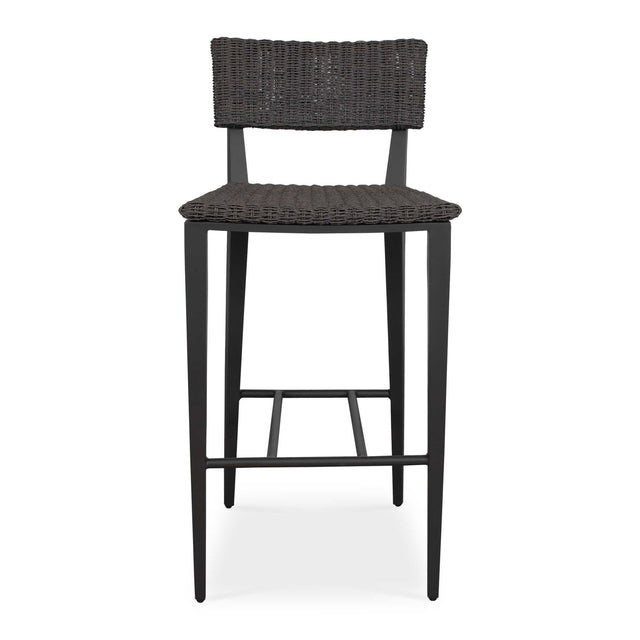 Calbas Outdoor Bar Stool - Black by Uttermost - View 1