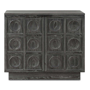 Shelby 2 Door Ebony Stained Cabinet - Black by Uttermost - View 1