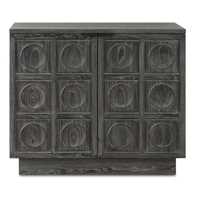Shelby 2 Door Ebony Stained Cabinet - Black by Uttermost - View 1