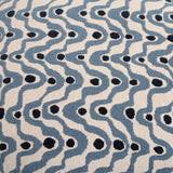 Cas Fabric Ottoman - Blue by Uttermost - View 3
