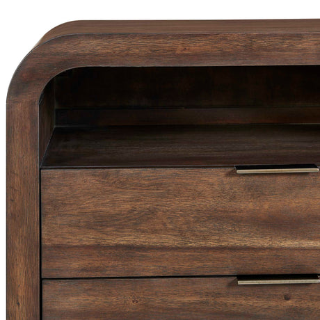 Decatur Side Table Woodtone - Dark Brown by Uttermost - View 13
