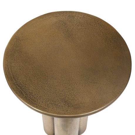 Thorp Outdoor Accent Table Brass - Gold by Uttermost - View 8