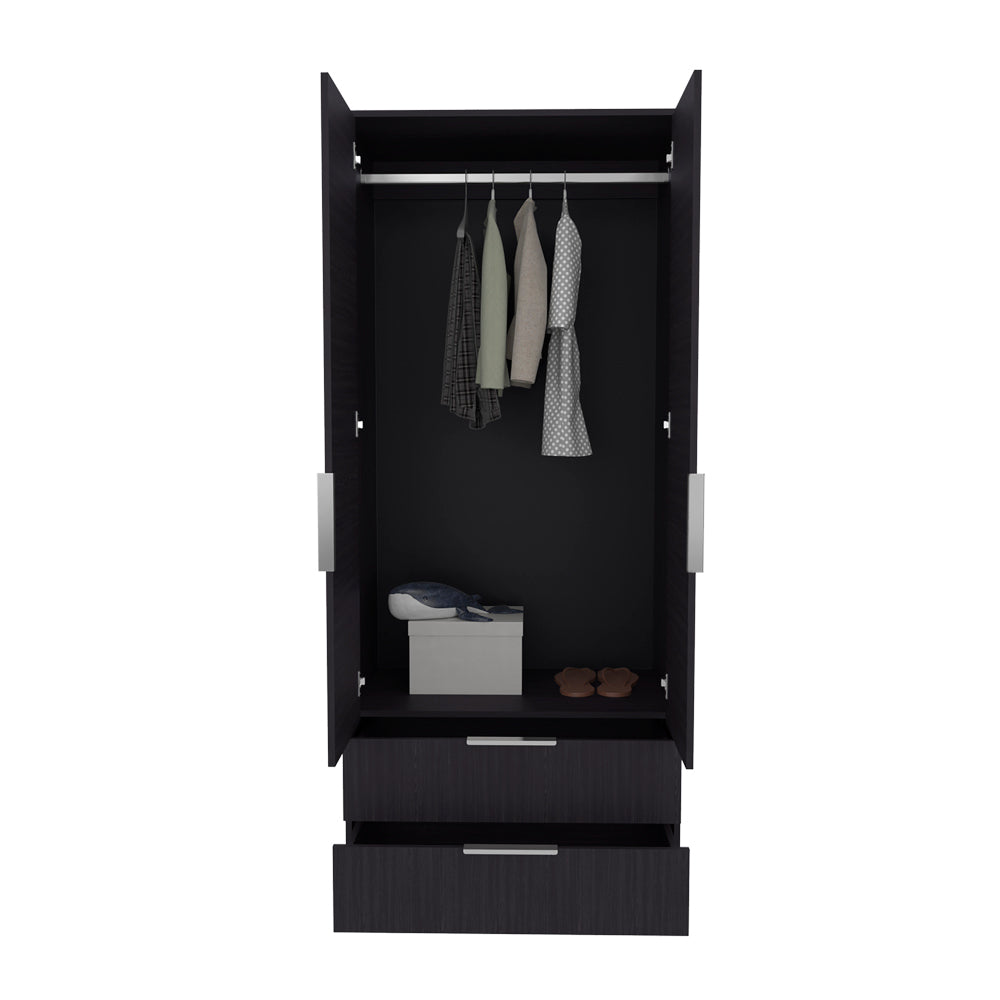 Trappe Armoire, Bedroom, Black - sold by Home Elegance USA