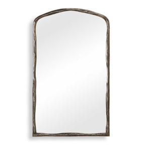 Hammered Arch Arch Mirror Nickel - Dark Gray by Uttermost - View 1