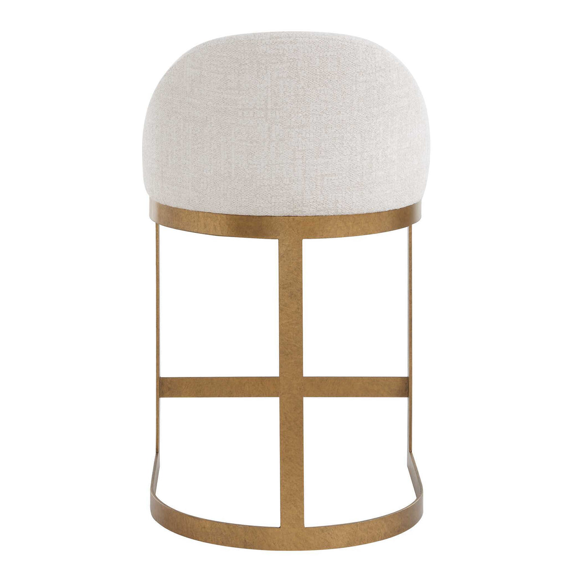 Ira Counter Stool Gold / Ivory - Gold / White by Uttermost - View 5