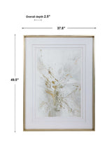 Pathos Framed Abstract Print - Gold by Uttermost - View 4