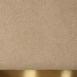 Grounded Modern Swivel Chair - Light Brown by Uttermost - View 9