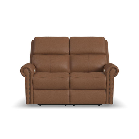 Bernard Power Reclining Loveseat With Power Headrests & Lumbar | Flexsteel