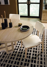 Banyon Bay Round Dining Table With One 18" Leaf - Light Brown by Hooker Furniture - View 3