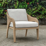 Kavali Outdoor Wicker Lounge Chair Woodtone - Light Brown by Uttermost - View 2