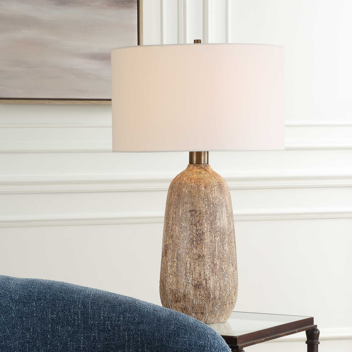 Napier Table Lamp Earthy Brown - Light Brown by Uttermost - View 2