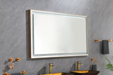 60*36 LED Lighted Bathroom Wall Mounted Mirror with High Lumen+Anti - Fog Separately Control - W1272119870 - image - 7