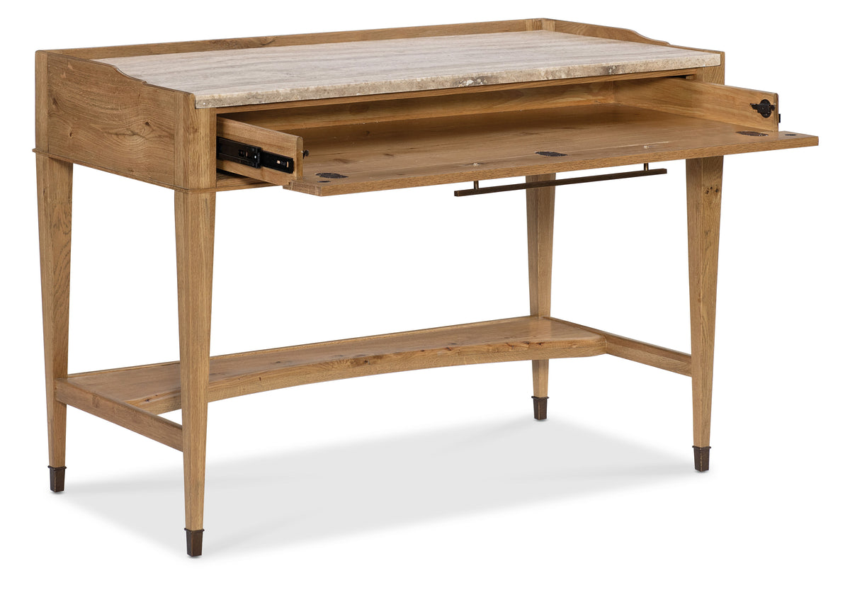 Cashiers Small Writing Desk Almond - Light Brown by Hooker Furniture - View 3