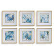 Fresh Start Blue Abstract Prints (Set of 6) by Uttermost - View 1