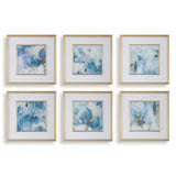 Fresh Start Blue Abstract Prints (Set of 6) by Uttermost - View 1