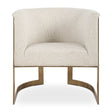 Bellina Plush Barrel Chair - Gold by Uttermost - View 1