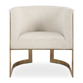 Bellina Plush Barrel Chair - Gold by Uttermost - View 1