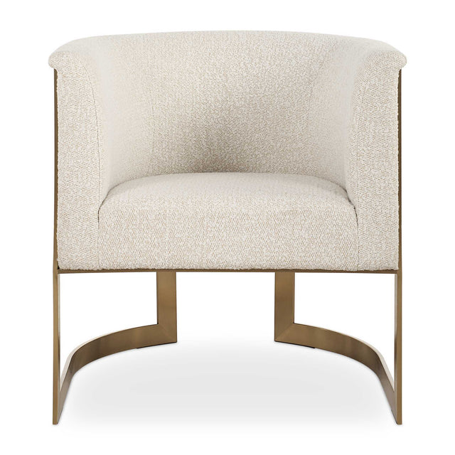 Bellina Plush Barrel Chair - Gold by Uttermost - View 1