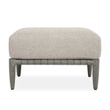 Borneo Outdoor Ottoman Dove - Light Gray by Uttermost - View 1