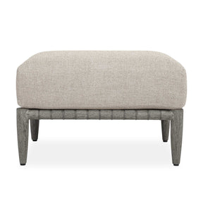 Borneo Outdoor Ottoman Dove - Light Gray by Uttermost - View 1