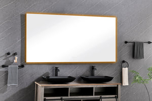 72x 36Inch LED Mirror Bathroom Vanity Mirror with Back Light, Wall Mount Anti - Fog Memory Large Adjustable Vanity Mirror - W1272103530 - image - 2