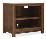 Driftwood Open Shelf Cabinet Worn Saddle - Dark Brown by Hooker Furniture - View 1