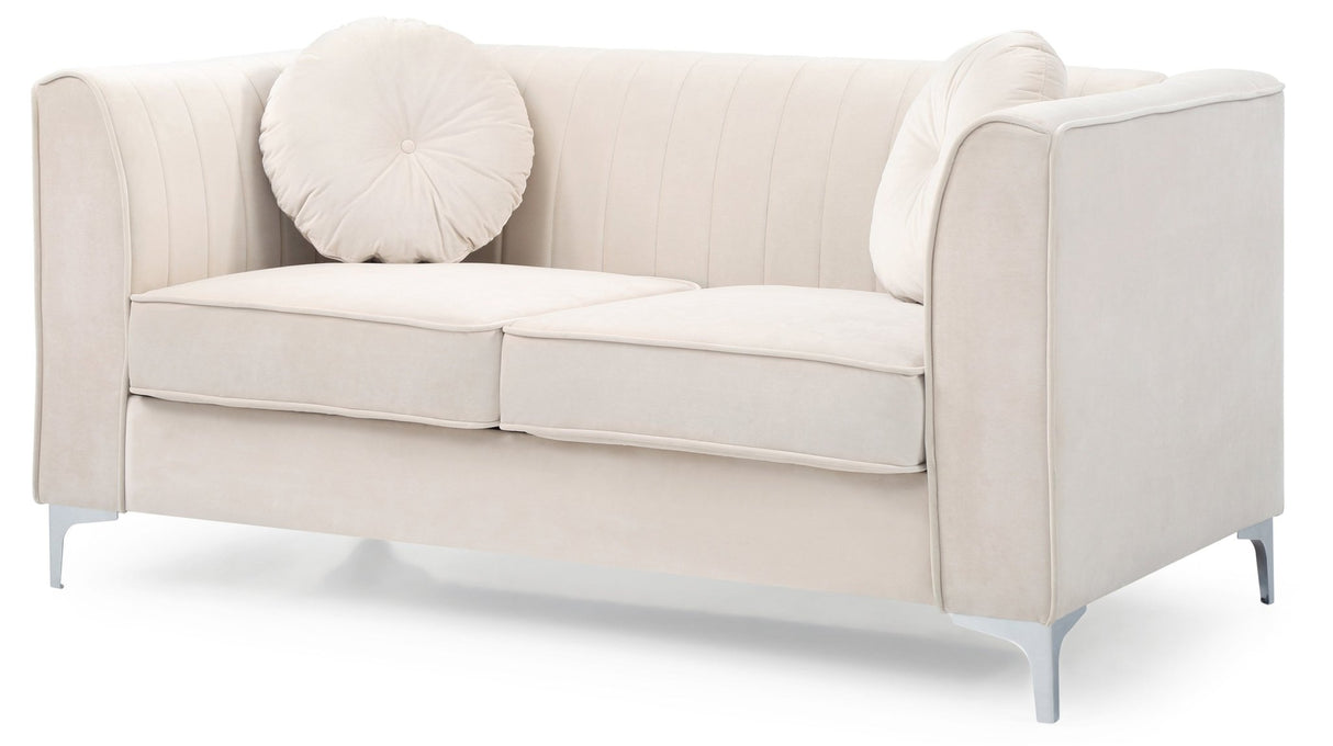 Delray G797A - L Loveseat ( 2 Boxes ) , IVORY - B078S00084 - Home Elegance USA - 2