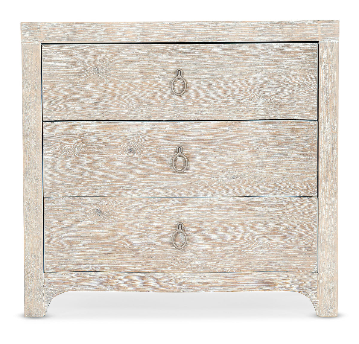 Serenity Antigua 3-Drawer Nightstand - Beige by Hooker Furniture - View 3