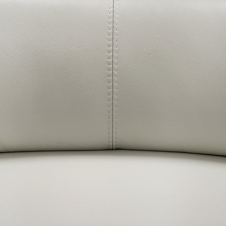 Divani Casa Eden - Modern Grey Leather Armchair
