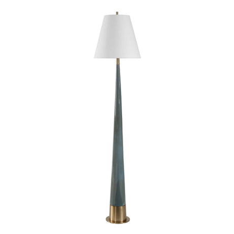 Riccardi Floor Lamp Blue - Dark Green by Uttermost - View 4