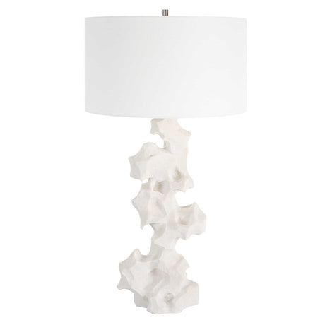 Remnant White Marble Table Lamp by Uttermost - View 4