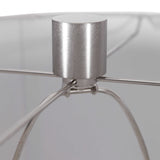 Maggie Ceramic Table Lamp - Light Brown / Silver by Uttermost - View 6