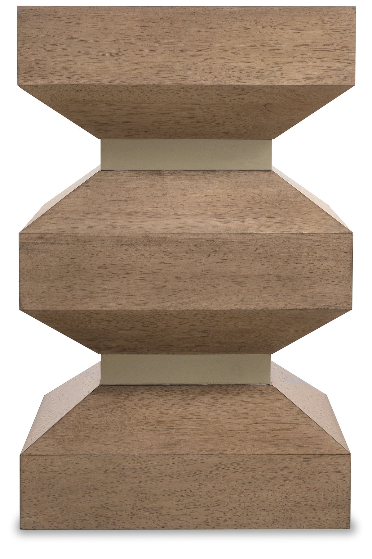 Sonnet Square End Table - Dark Gray / Light Brown by Hooker Furniture - View 4