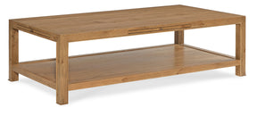 Cashiers Large Rectangle Coffee Table Almond - Light Brown by Hooker Furniture - View 1