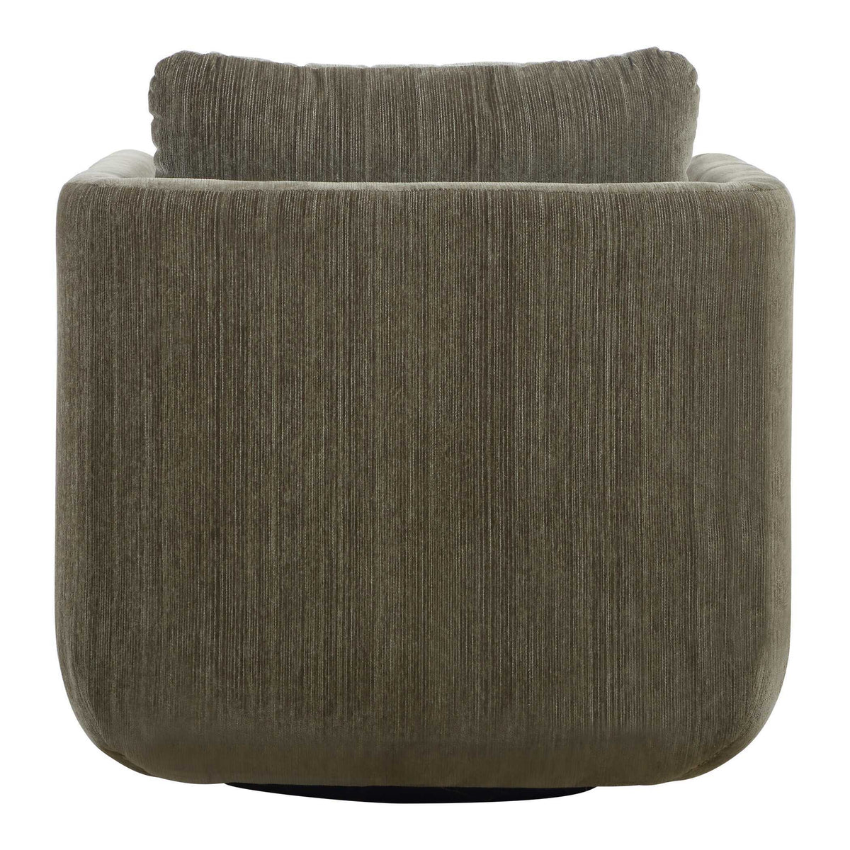 Abound Swivel Chair Herb - Dark Green by Uttermost - View 6