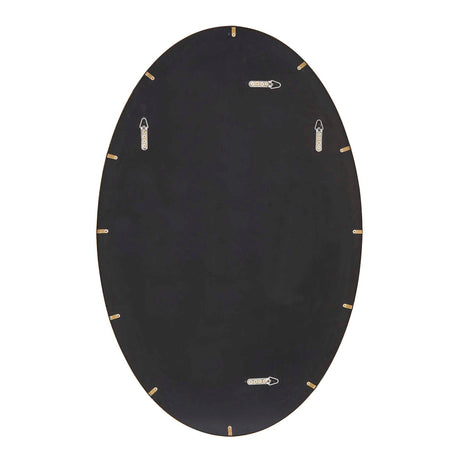 Elstree Oval Mirror Antique Brass - Gold by Uttermost - View 6