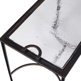 Eisen Textured Glass Accent Table - Bronze by Uttermost - View 5