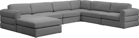 Beckham - Modular Sectional 7 Piece - Gray | Home Elegance USA