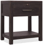 Driftwood One-Drawer Nightstand Burnt Timber - Black by Hooker Furniture - View 1