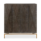 Marico 2 Door Mindi Cabinet - Dark Brown by Uttermost - View 1