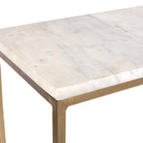 Redmond Sofa Counter Table - Gold / White by Uttermost - View 5