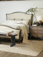 Ciao Bella King Upholstered Bed Speckled Gray - Beige / Dark Gray by Hooker Furniture - View 2