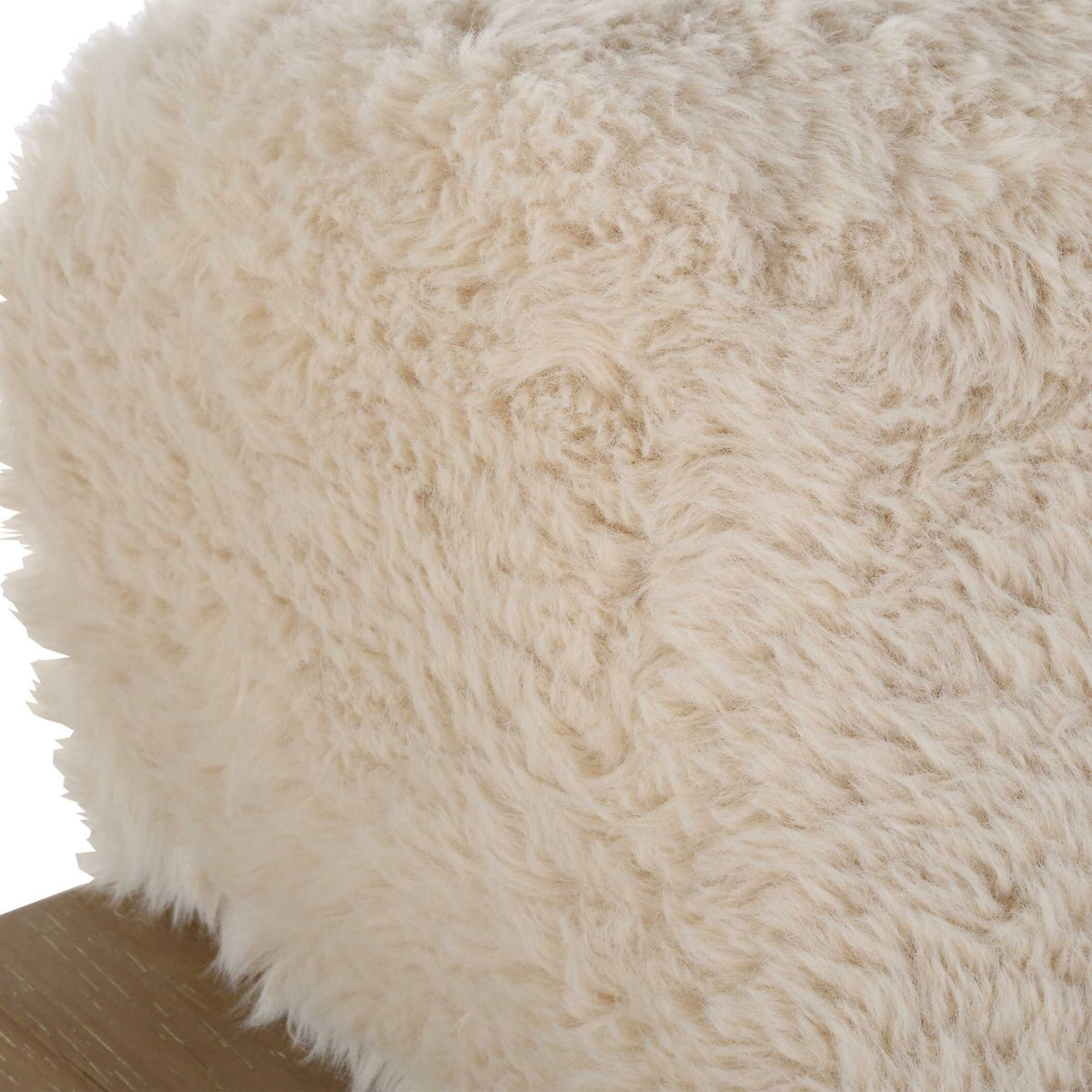 Jackson Sheepskin Accent Chair - Light Brown by Uttermost - View 8