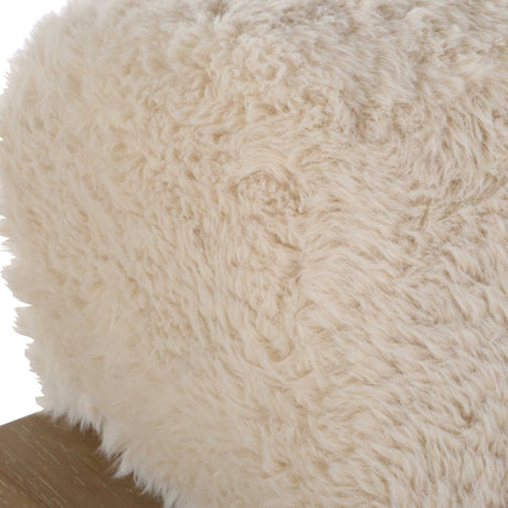 Jackson Sheepskin Accent Chair - Light Brown by Uttermost - View 8